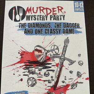 NEW Murder Mystery Party Game: The Diamonds, The Dagger and One Classy Dame